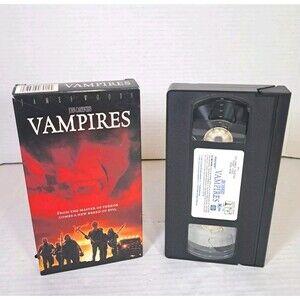 John Carpenter's Vampires 1998 VHS Tape Horror Movie Cassette Tape Halloween